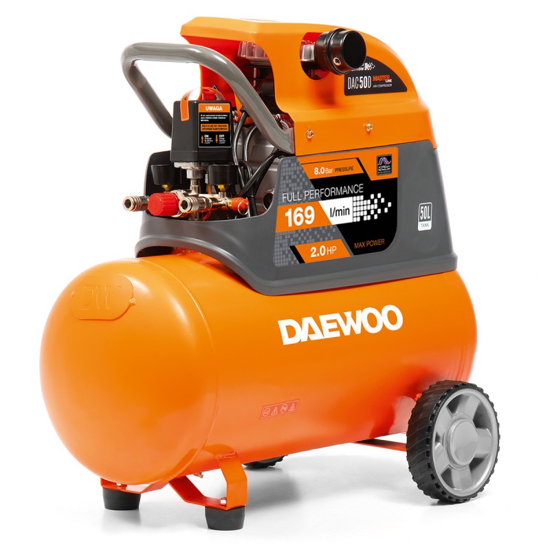Kompresorius 50ltr. 169l/min 8bar DAEWOO DAC 50D