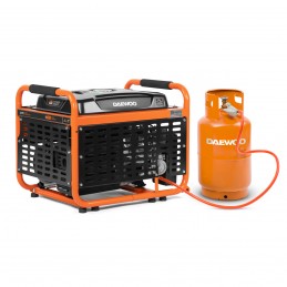 Generatorius 6,0kW 15AG benzininis - dujinis DAEWOO GDA 7500DFE