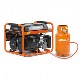 Generatorius 2,8kW 7,5AG benzininis - dujinis DAEWOO GDA 3500DFE