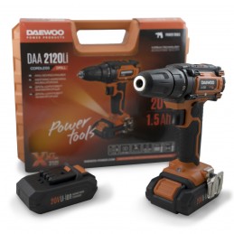 Suktuvas - gręžtuvas 20V/1,5Ah akumuliatorinis DAEWOO DAA 2120Li