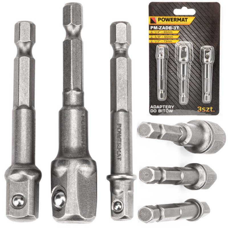 Adapterių 3vnt HEX rinkinys PM-ZADB-3T
