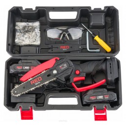 Mini grandininis pjūklas, 20V/2,0Ah akumuliatorinis RED TECHNIC