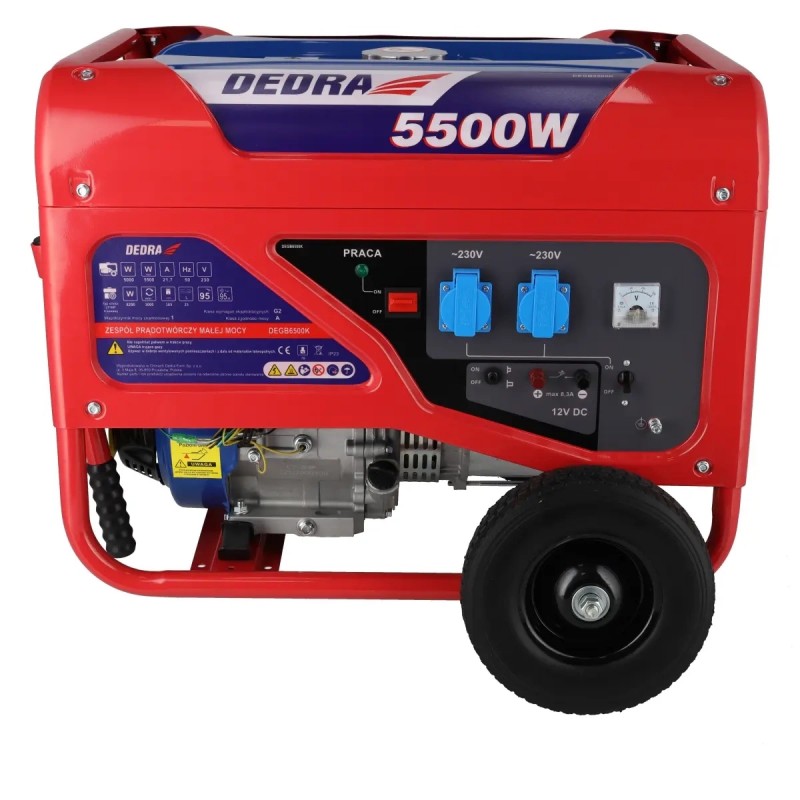 Generatorius 5,0kW benzininis DEDRA DEGB6500K