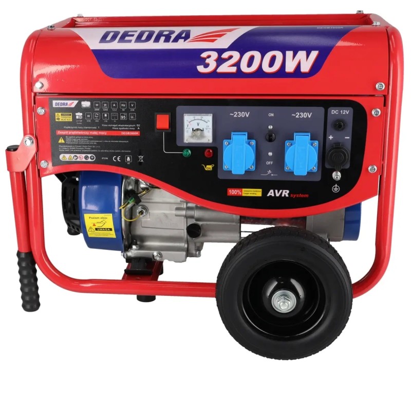 Generatorius 3,2kW benzininis DEDRA DEGB3600K