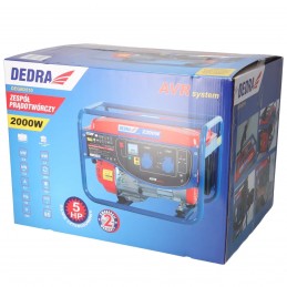 Generatorius 2,0kW benzininis DEDRA DEGB2510