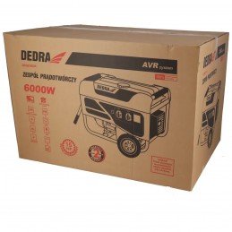 Generatorius 6,5kW benzininis DEDRA DEGB7503K