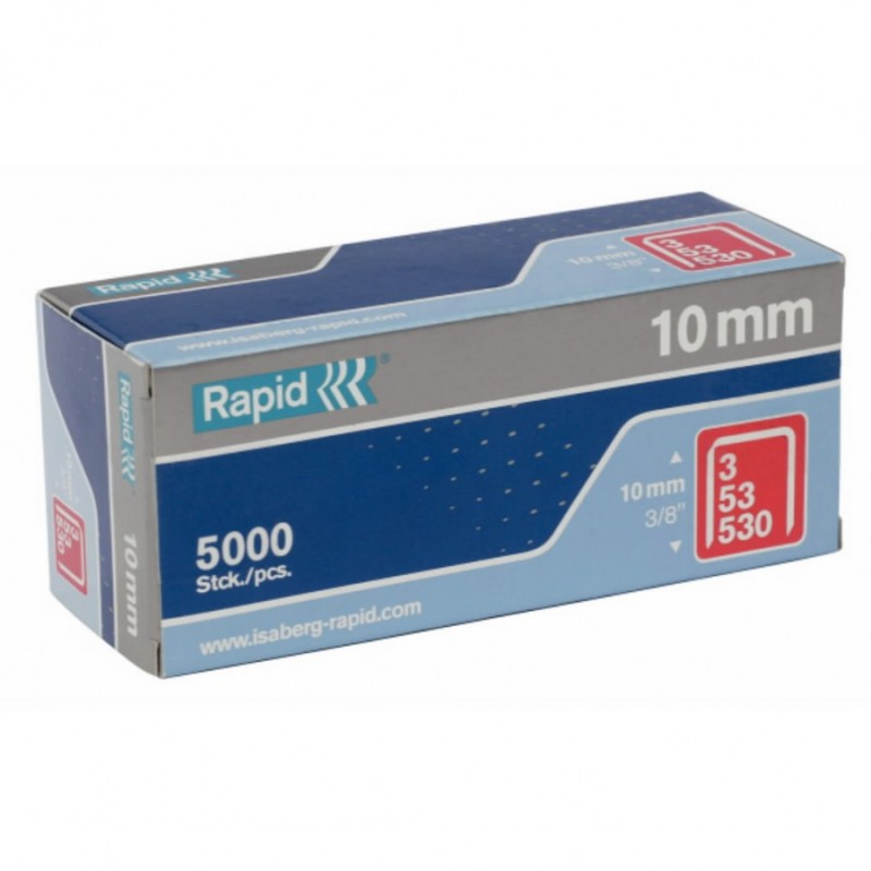 Kabės 53/10 5000vnt 11,4x0,75mm RAPID