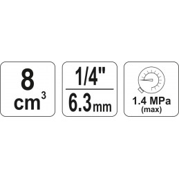 Filtras oro tiekimui YATO YT-2380