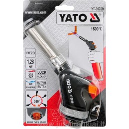 Degiklis dujinis Piezo 1600°C YATO YT-36709