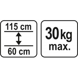 Atrama teleskopinė 60-115cm YATO YT-64551